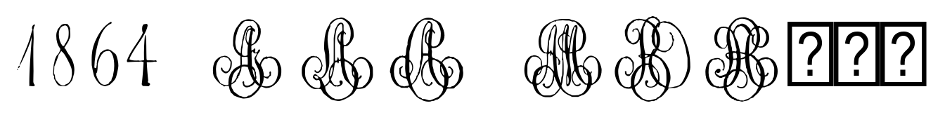 1864 GLC Monogram AB